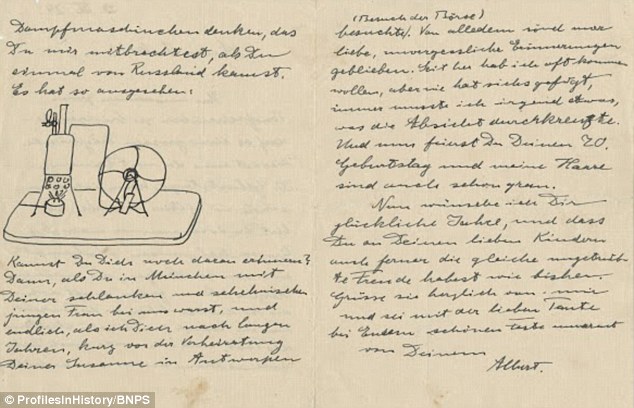 رسائل أينشتاين في مزاد مقابل مليون دولار