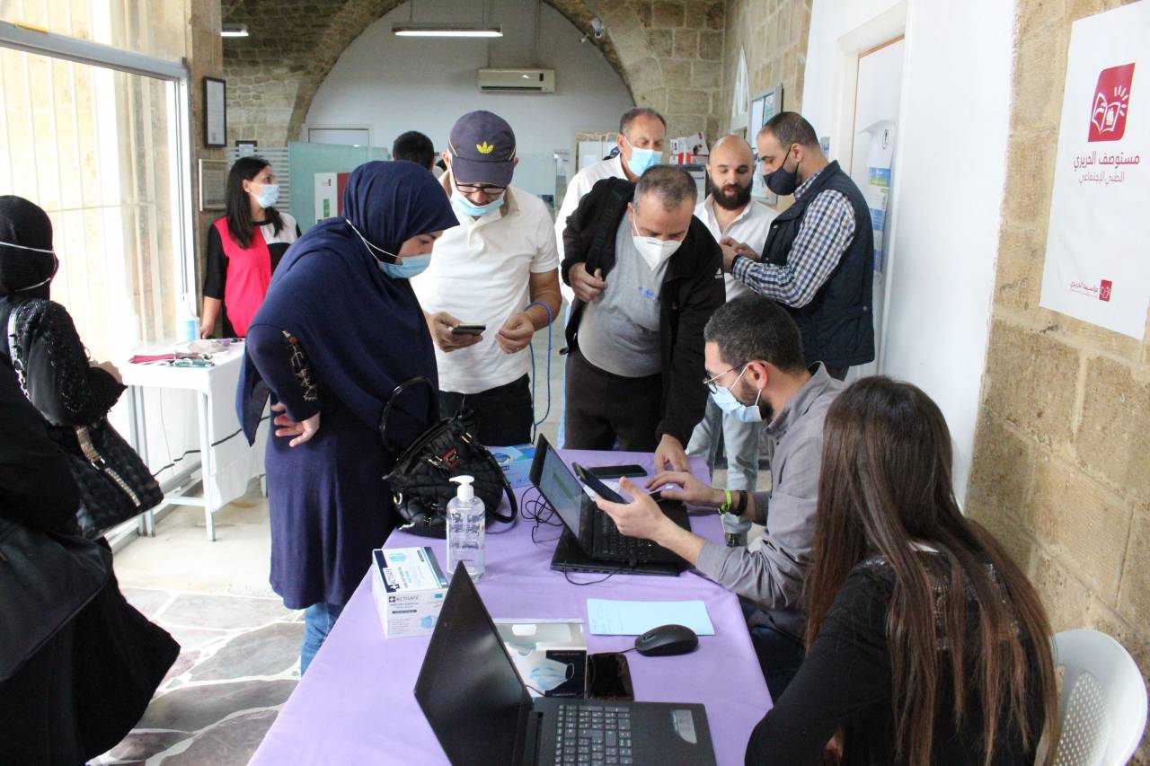 حملة "المستقبل &ndash; الجنوب" و"مؤسسة الحريري" للتلقيح بـ"سبوتنيك V " تواصلت بيومها الثاني