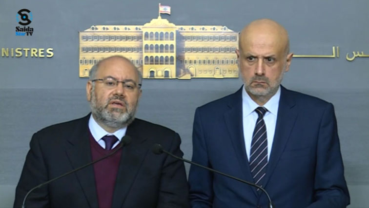 بالفيديو : وزيرا الصحة والداخلية في مؤتمر صحافي بعد اجتماع لجنة كورونا