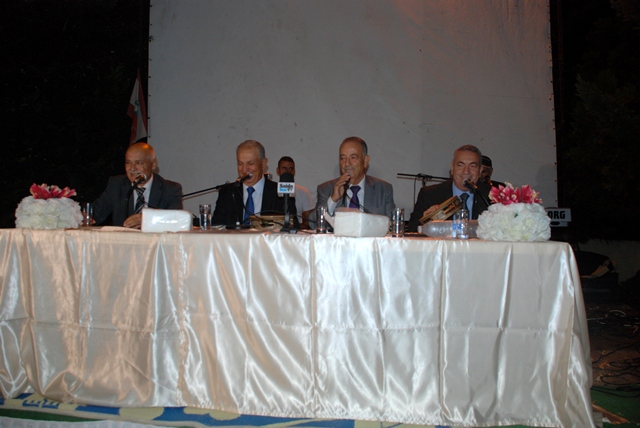 لقاء زجلي أحياه الشعراء عادل خداج وطوني نجم وفيكتور ميرزا وفادي عساف في حديقة بلدية درب السيم  صيدا