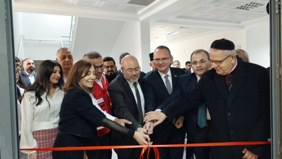 وزير الصحة فراس الأبيض رعى افتتاح 'مركز العلاج الكيميائي النهاري' في المستشفى التركي في صيدا بتمويل من الهلال الأحمر القطري