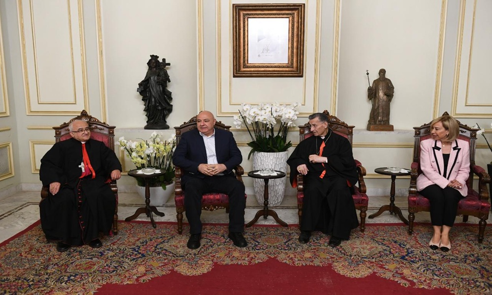 الرئيس عون والسيدة الأولى في بكركي