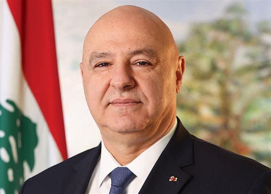 رئيس الجمهورية يعرض مع الاميرال كوبر الوضع في المنطقة والدعم الاميركي للجيش