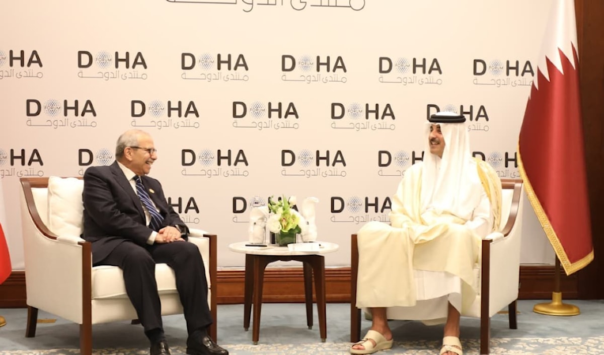 بالفيديو: نواف سلام يلتقى الشيخ تميم بن حمد آل ثاني: ندعو قطر إلى مواصلة دورها الحيوي وتعزيز الجهود الدولية الرامية إلى ترسيخ الاستقرار بالجنوب