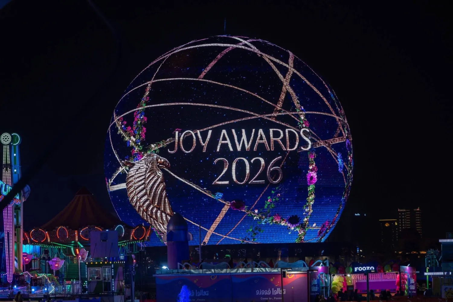 باالفيديو والصور: الرياض تُتوِّج نجوم العالم في &laquo;Joy Awards 2026&raquo;