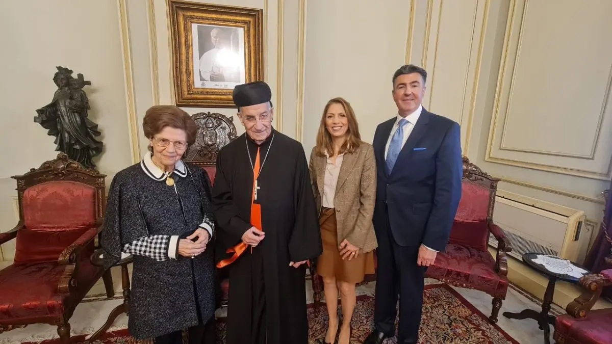 الراعي يستقبل المهنئين بالفصح في بكركي ويترأس صلاة الغفران