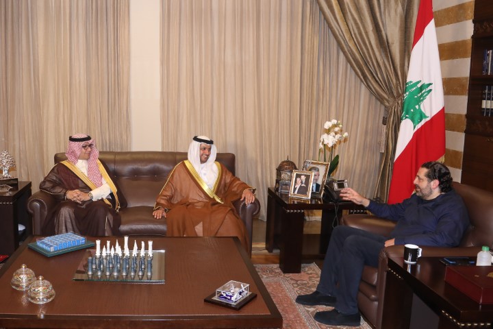 البخاري والشامسي زارا الرئيس سعد الحريري