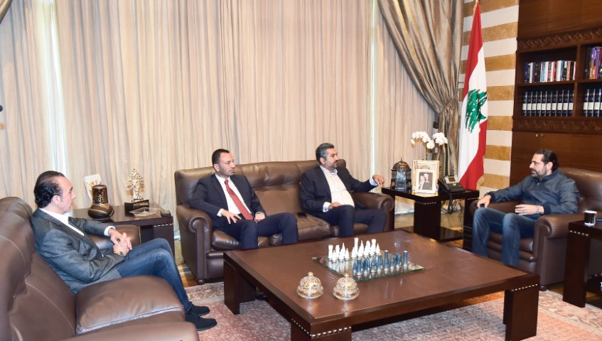 الرئيس سعد الحريري استقبل وفدا من نادي النجمة الرياضي