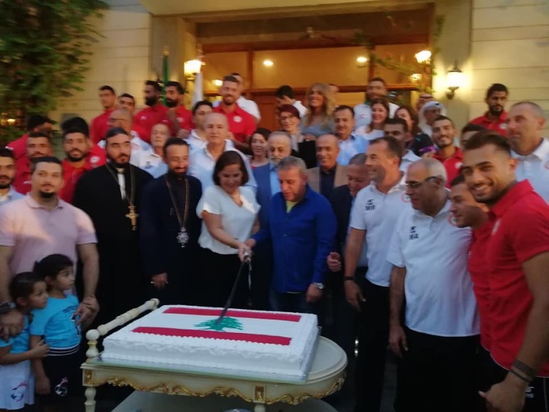 السفارة اللبنانية في الكويت احتفلت بمنتخب الارز
