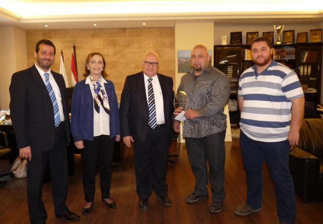 بلدية صيدا والشبكة الرياضية هنأتا السقا لتحقيقه رقما قياسيا ببطولة العالم للماسترز