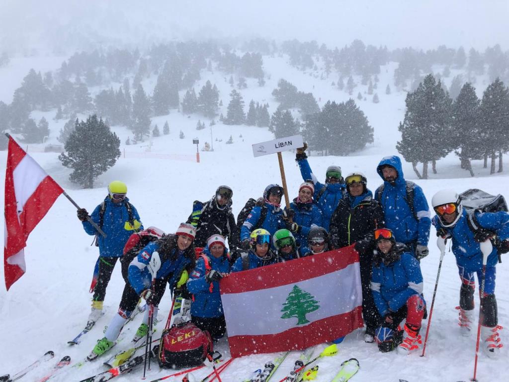 بعثة التزلج الى بطولة الاولاد في اندورا