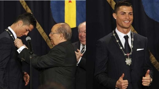 هل سُحبت الأوسمة الشرفية من رونالدو؟