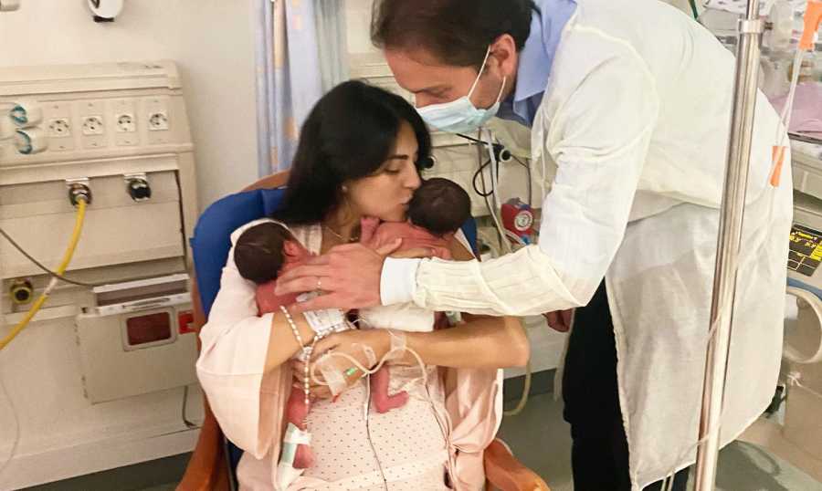 فاليري ابو شقرا تُرزق بتوأم