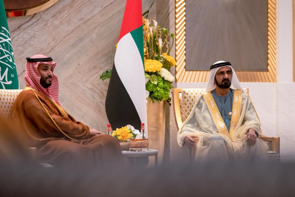 محمد بن راشد يلتقي ولي العهد السعودي في &ldquo;إكسبو 2020 دبي&rdquo;