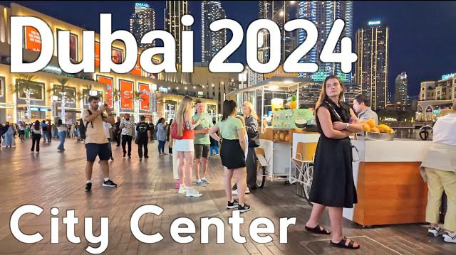 بالفيديو : Dubai [4K] Amazing City Center, Downtown Dubai Walking Tour - نقلا عن  Travel Algorithm