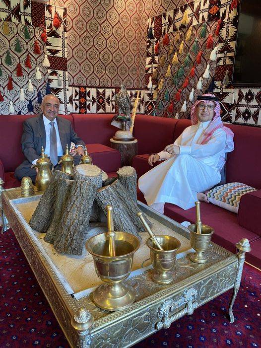 الحجار يزور بخاري: نشكر دعم المملكة الدائم واللا محدود &rlm;للبنان وشعبه