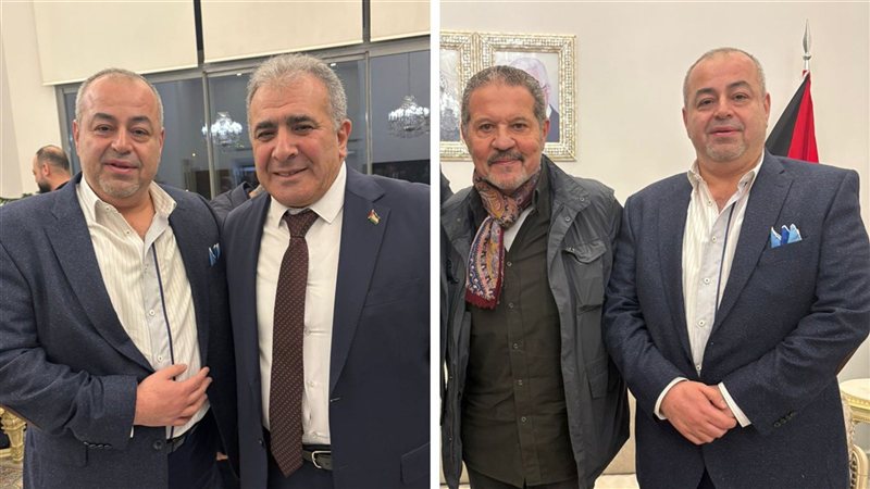 عامر معطي في ضيافة السفير الفلسطيني الدكتور محمد الأسعد: تعزيز الأخوّة اللبنانية &ndash; الفلسطينية بحضور ممثل الرئيس محمود عباس