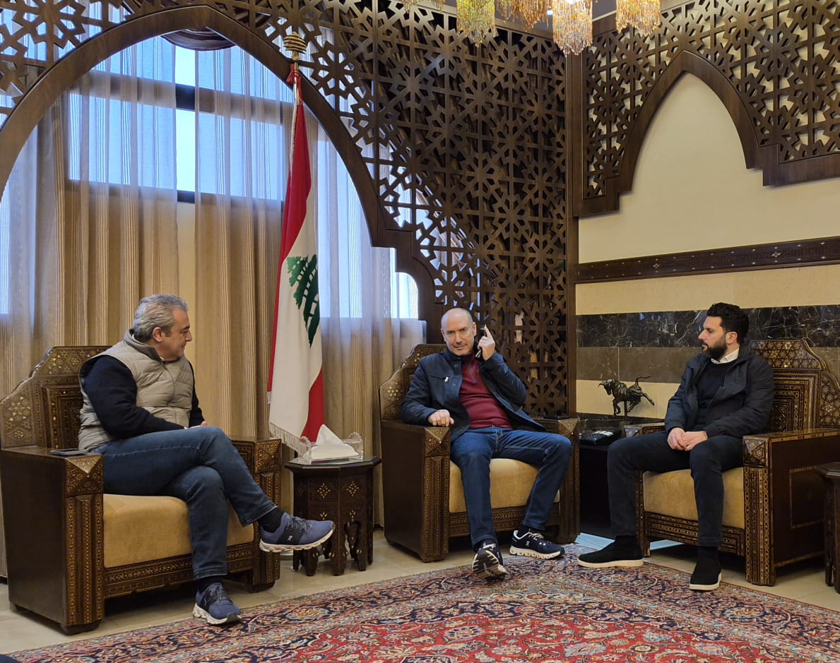 حجازي وعكرة واعضاء بلدية صيدا يزورون المحافظ ضو لبحث الملفات الملحة وتخفيف وطأة النزوح
