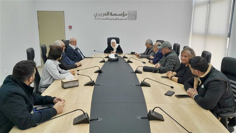 بهية الحريري تتابع مع تجمع المؤسسات الأهلية في صيدا تداعيات الحرب وأوضاع النازحين وجهود الإغاثة
