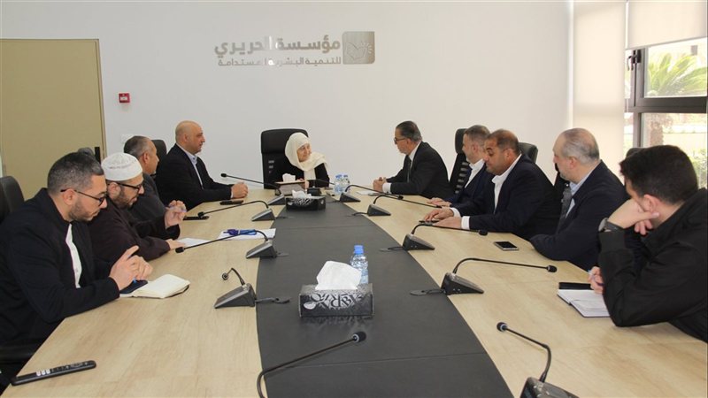 بهية الحريري تستقبل وفد جمعية المقاصد الخيرية الإسلامية في صيدا برئاسة فايز البزري