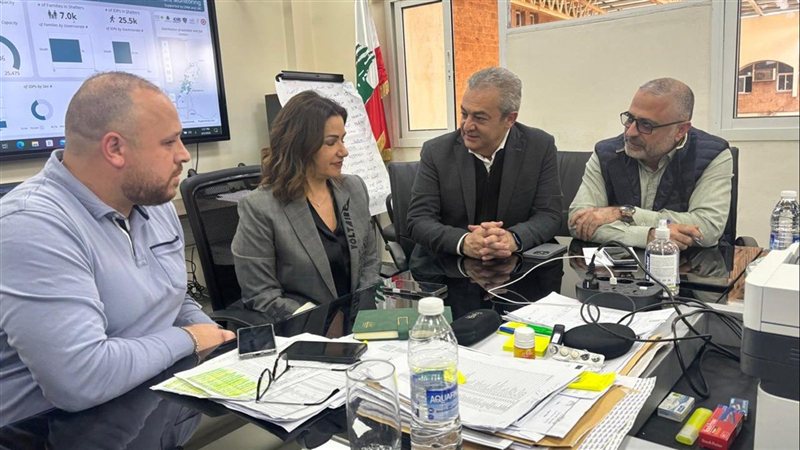 وزيرة الشؤون الاجتماعية تفقدت غرفة عمليات محافظة الجنوب: الدولة الى جانب النازحين وملتزمة تامين احتياجاتهم