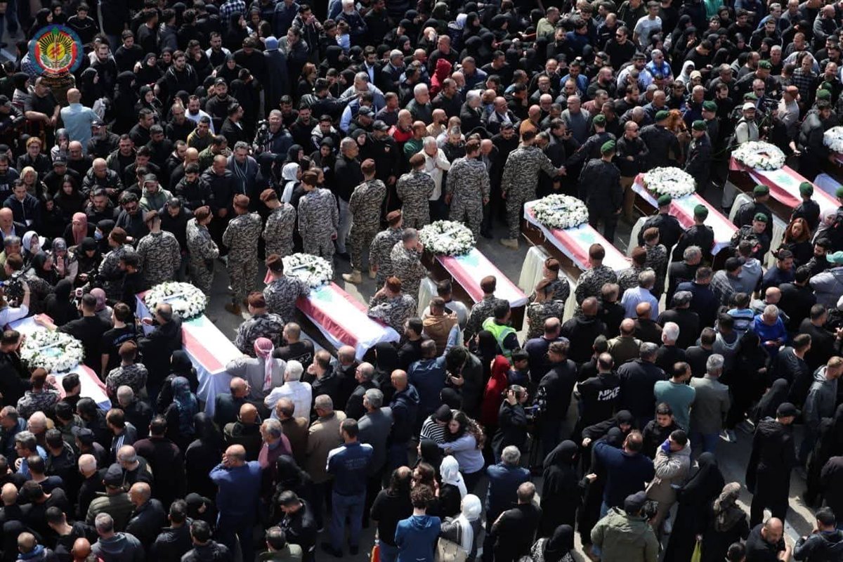 لاوندس ومحافظتي الجنوب والنبطية ودعوا شهداء أمن الدولة في سرايا صيدا بمآتم تكريمي مهيب